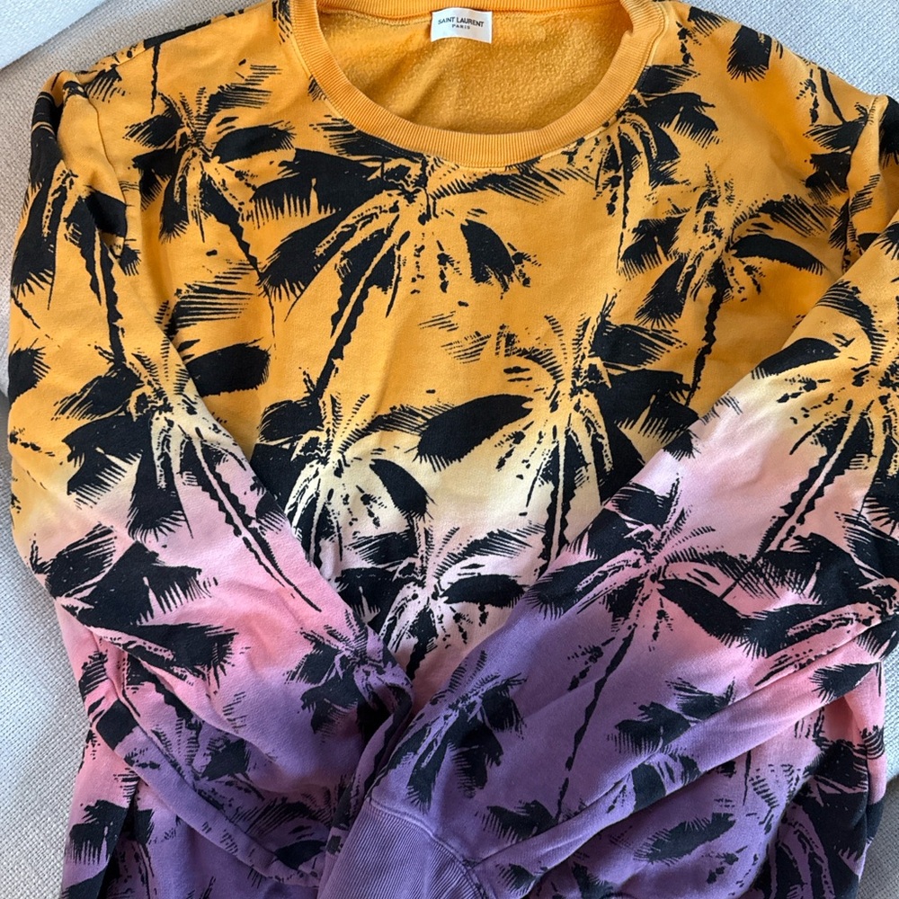 Saint Laurent Purple Sweatshirt